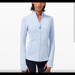 Lululemon Define jacket in baby blue size 4